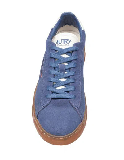 Autry Sneakers Dallas Suede Sneakers Color Pacific Blue In Purple