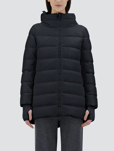 Herno A-shape Jacket In Nylon Chamonix In Black