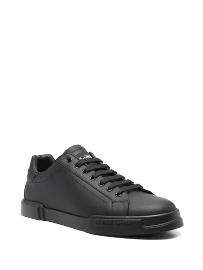 Dolce & Gabbana Portofino Sneakers In Purple
