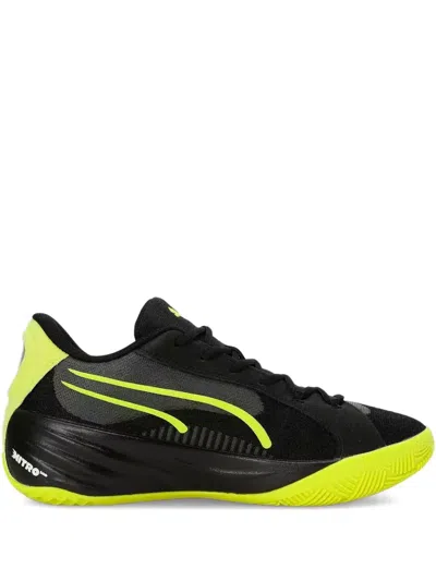 Puma All-pro Nitro "black/yellow" Sneakers In Multi