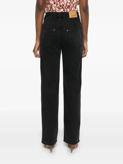 Isabel Marant Brinley Carabiner-fastening Jeans In Black