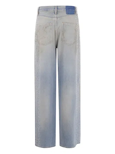 Golden Goose Distressed-effect Jeans In Blue