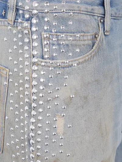 Golden Goose Distressed-effect Jeans In Blue