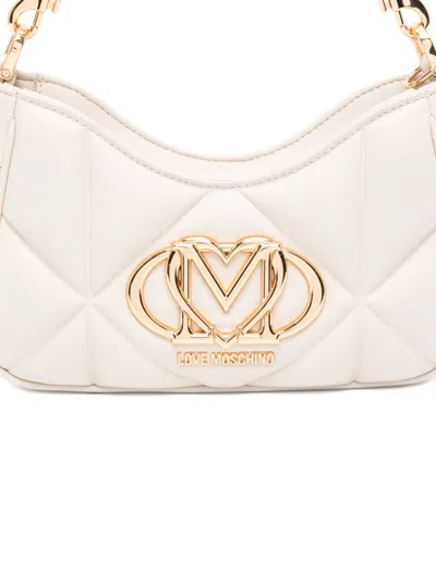 Love Moschino Quilted Logo-plaque Shoulder Bag