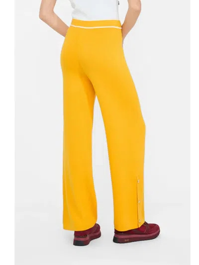 Liu •jo Knitted Trousers In Orange