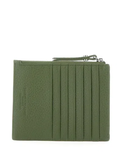 Gianni Chiarini Zip-top Cardholder In Green