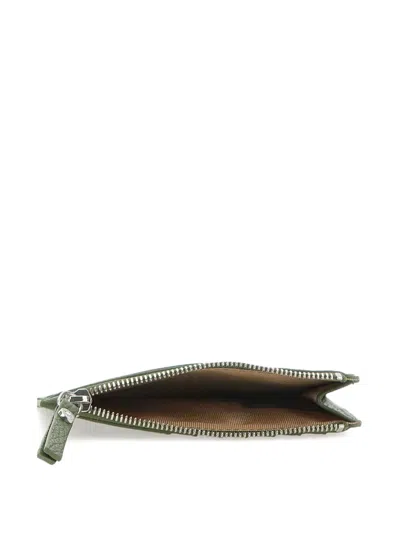 Gianni Chiarini Zip-top Cardholder In Green