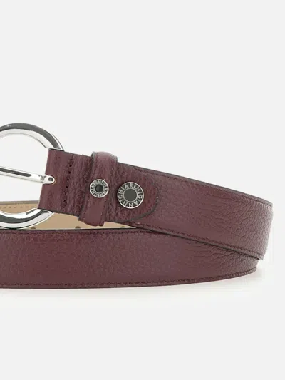 Gianni Chiarini Leather Belt In Brown