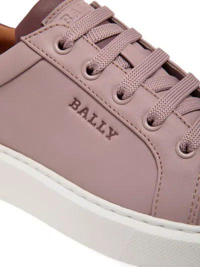 Bally Leather Sneakers In Pink