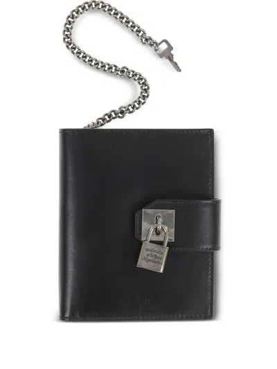 Enfants Riches Deprimes Only One Padlock Wallet In Black