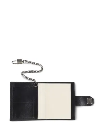 Enfants Riches Deprimes Only One Padlock Wallet In Black