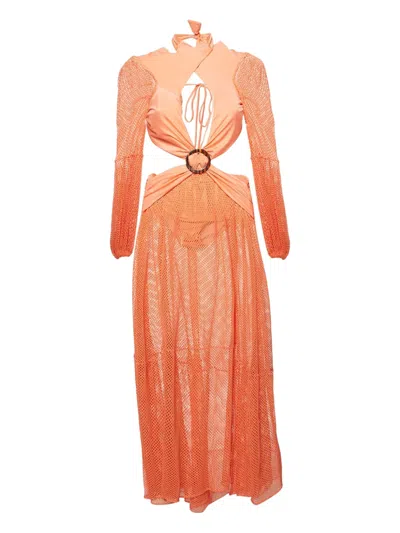 Pre-owned Patbo  Cut-out Mesh Dress