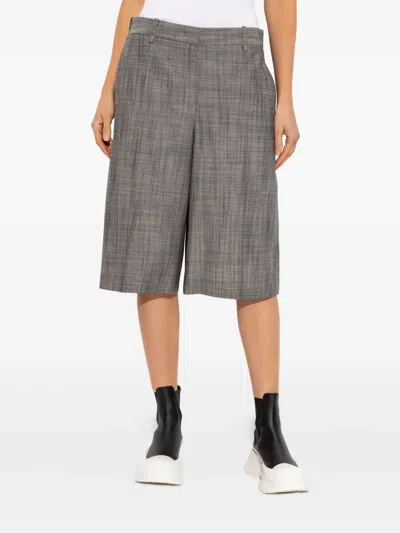 Jil Sander Pleated Silk Shorts