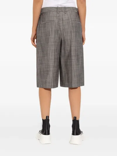 Jil Sander Pleated Silk Shorts