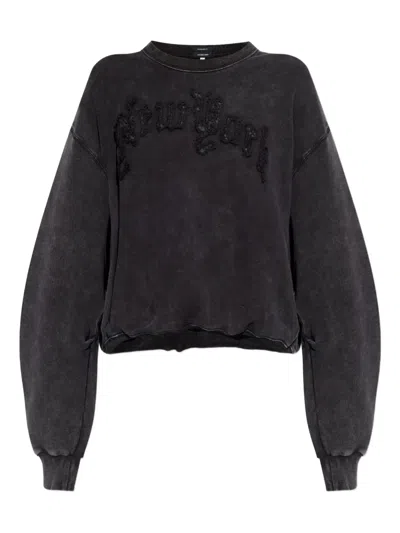 R13 New York Balloon Crewneck Clothing In Gray