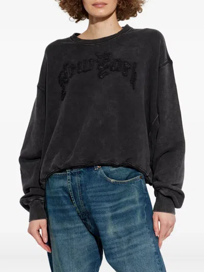 R13 New York Balloon Crewneck Clothing In Gray