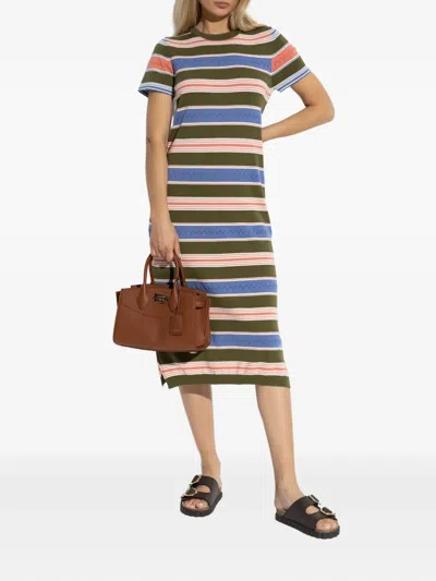 Ps By Paul Smith Striped Short-sleeved Dress
