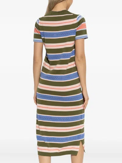 Ps By Paul Smith Striped Short-sleeved Dress