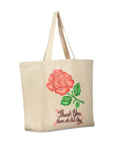Market Rose-print Tote Bag