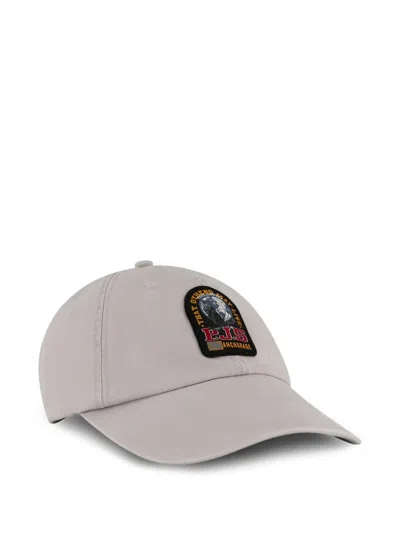 Parajumpers Patch Logo Baseball Cap In White