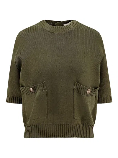 Golden Goose Deluxe Brand Button Detailed Knitted Top