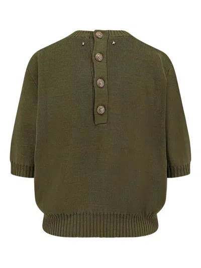 Golden Goose Deluxe Brand Button Detailed Knitted Top