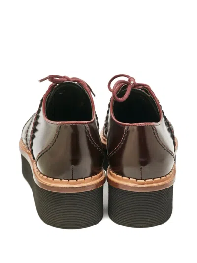 Pre-owned Tod's Vintage  Leather Platform Oxford Shoes