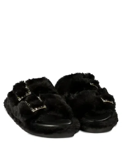 Alibi Greta Sandals Black In Black