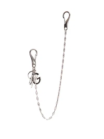 Dolce & Gabbana Metallic Chain Keyring