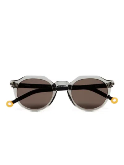 Kaleos Geometric-frame Sunglasses In Neutral