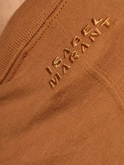 Isabel Marant Nayda Twisted Cap-sleeve T-shirt