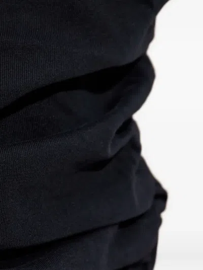 Isabel Marant Gathered-detail Cotton T-shirt In Black