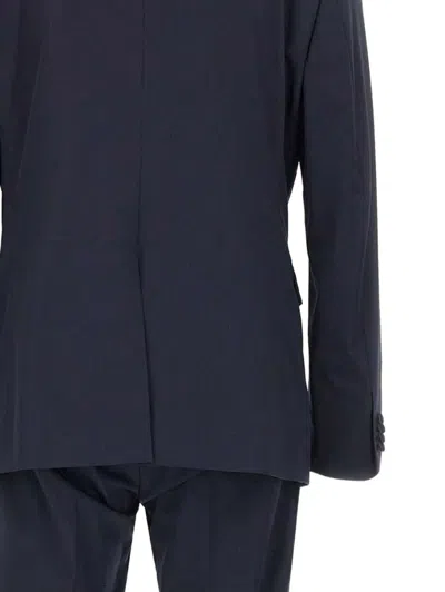 Corneliani Wool Suit In Blue