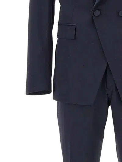 Corneliani Wool Suit In Blue