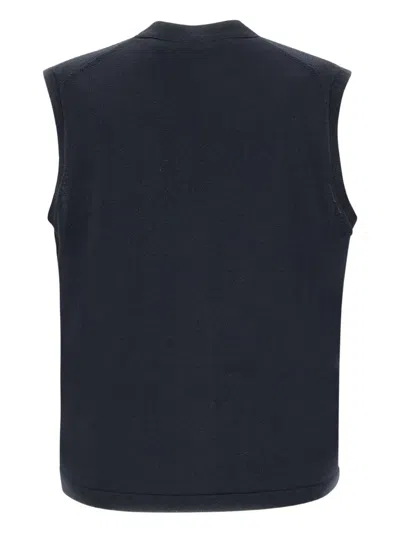 Kangra Cashmere Wool Vest In Blue
