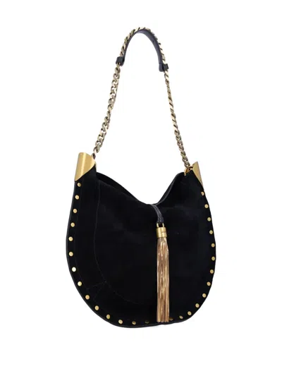 Isabel Marant Tassel-embellished Suede Shoulder Bag