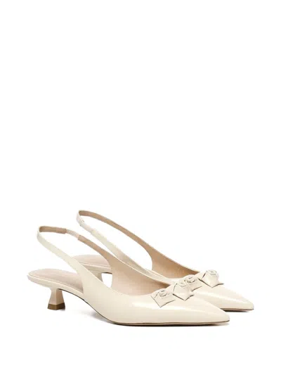 Stuart Weitzman 35mm Rosie Slingback Pumps In Neutral