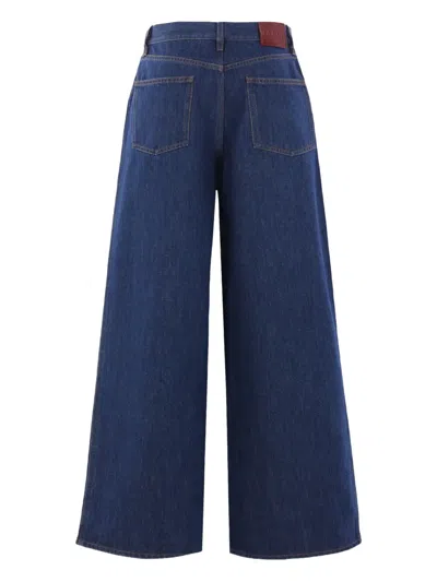 Gucci Wide-leg Cotton Jeans
