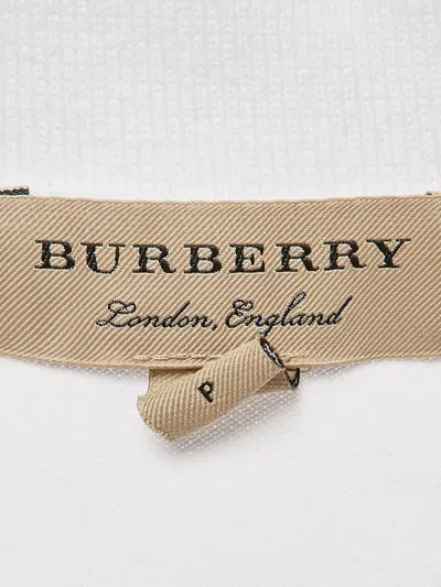 Pre-owned Burberry Puff-sleeve Polo Shirt