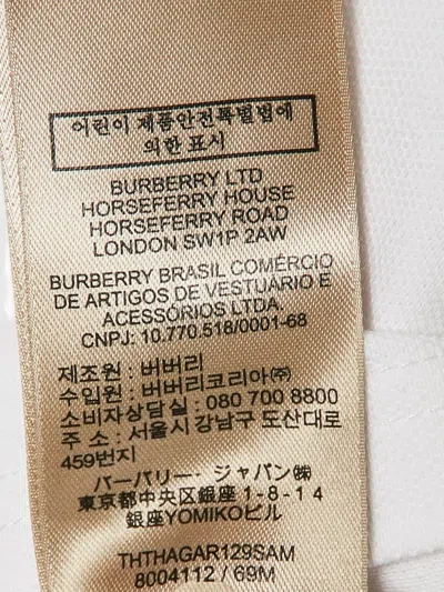 Pre-owned Burberry Puff-sleeve Polo Shirt