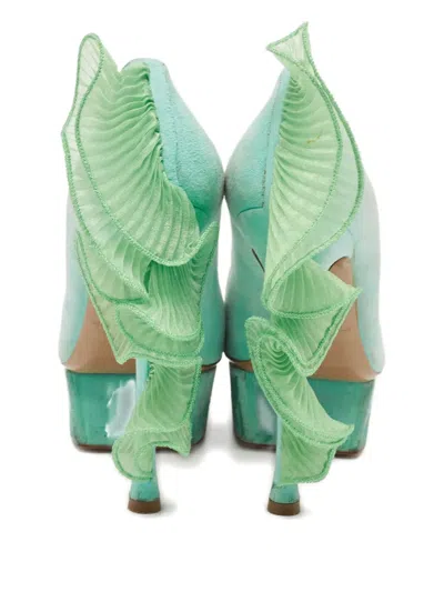 Pre-owned Nicholas Kirkwood 2024 140mm Suede Pumps