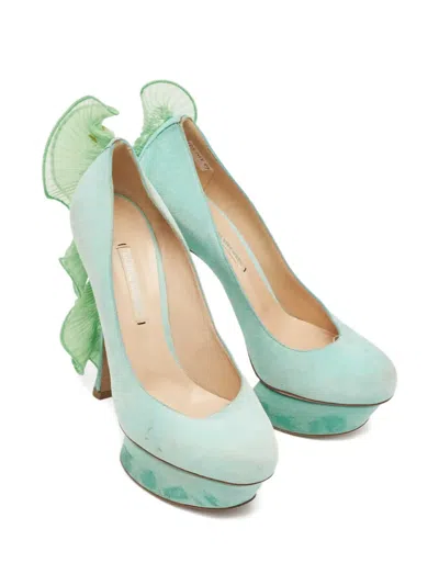 Pre-owned Nicholas Kirkwood 2024 140mm Suede Pumps