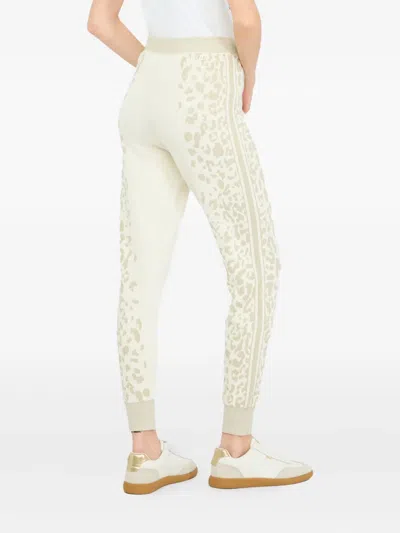 Liu •jo Animal-print Trousers In White