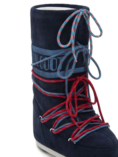 Moon Boot Icon Lace-up Boots In White