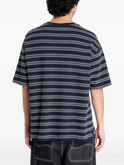 Calvin Klein Striped T-shirt In Blue