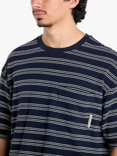 Calvin Klein Striped T-shirt In Blue