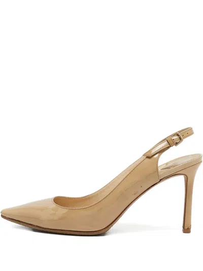 Pre-owned Jimmy Choo 90mm Patent-leather Slingback Pumps