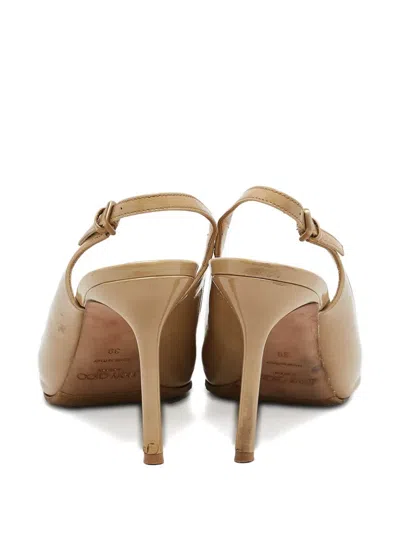 Pre-owned Jimmy Choo 90mm Patent-leather Slingback Pumps
