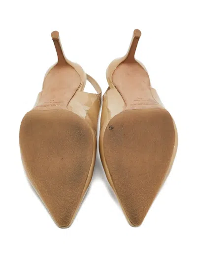Pre-owned Jimmy Choo 90mm Patent-leather Slingback Pumps