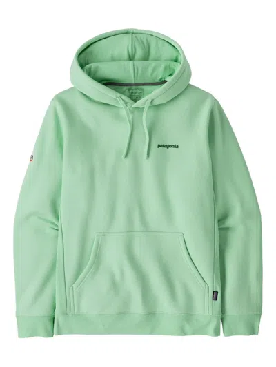 Patagonia Hooded Sweatshirt Kangaroo Pocket In Green